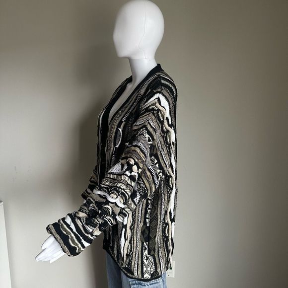 *Pending Coogi *Style Vintage Oversized Cardigan - Picture 3 of 8